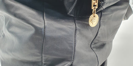 Versace medusa head vintage large shoulder bag