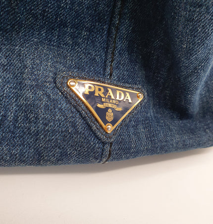 Prada canapa tote bag