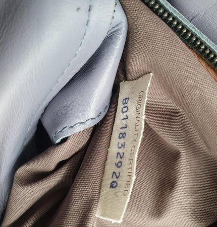 Bottega veneta leather messenger bag