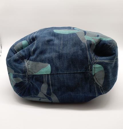 Sac cabas bandoulière en denim rare Miu Miu,