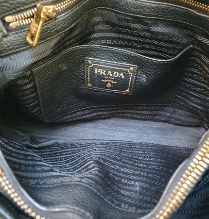 Prada leather handbag
