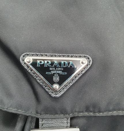 Prada cloth backpack