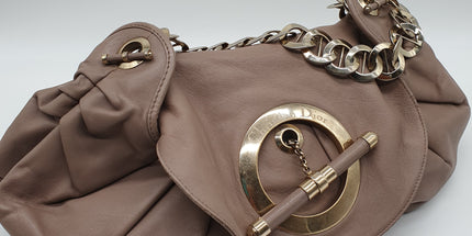 Dior leather shoulder bag