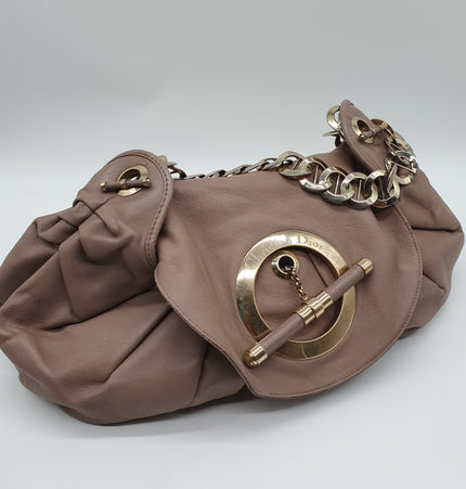 Dior leather shoulder bag