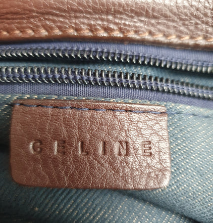 Celine denim vintage shoulder bag