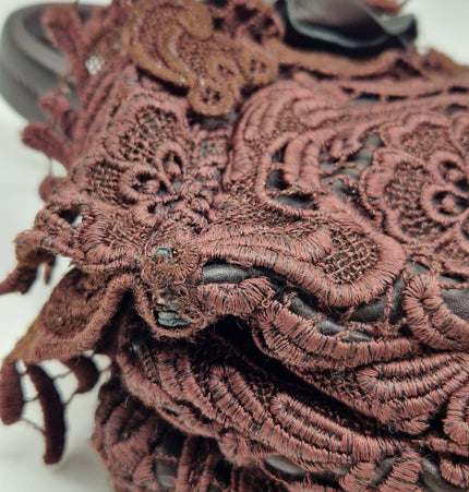 Prada lace shoulder bag