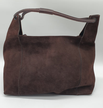 Gucci suede shoulder bag