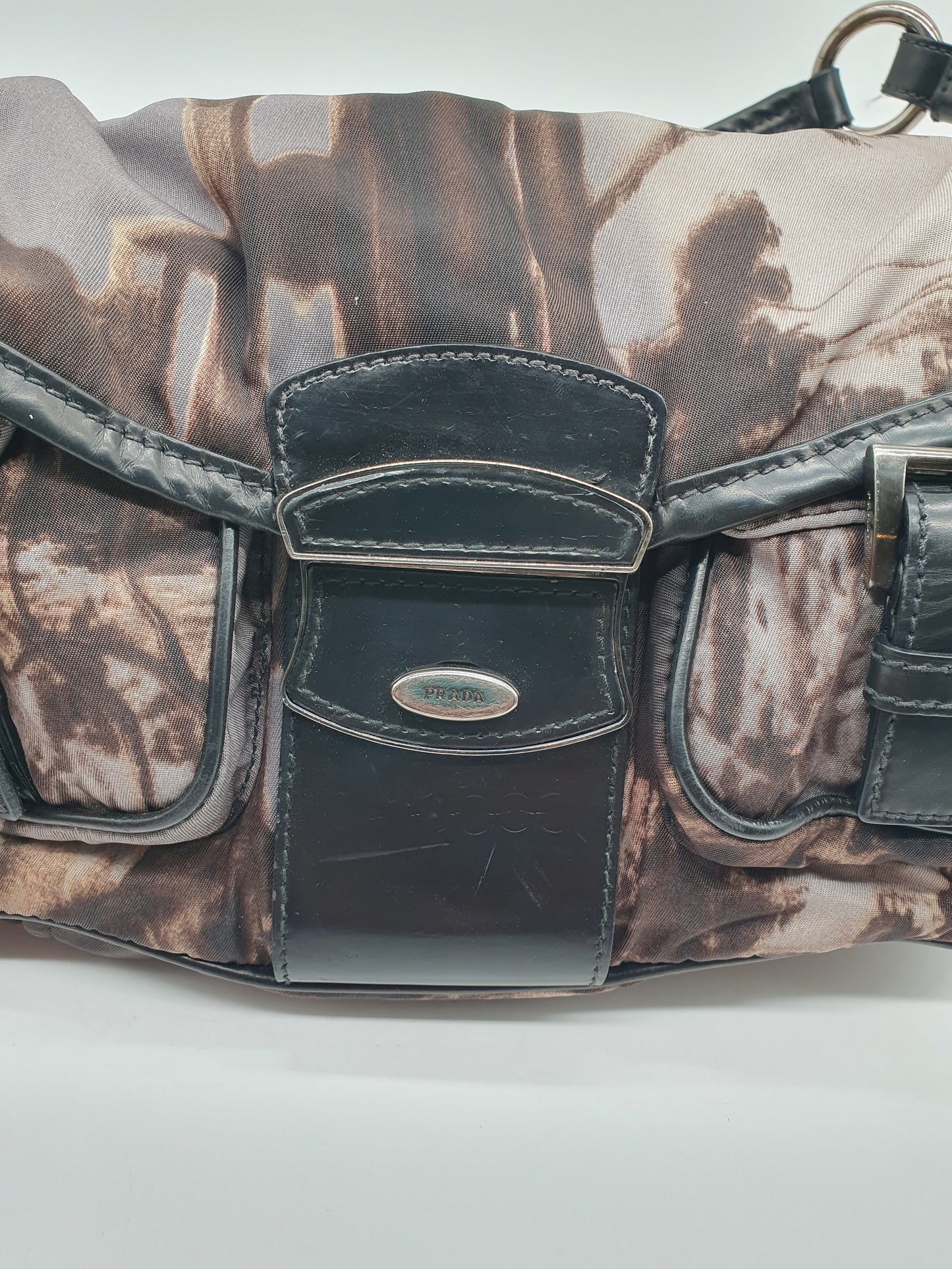 Prada cloth shoulder bag