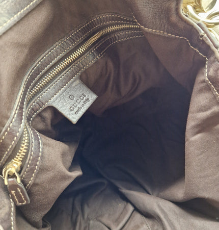 Gucci bamboo shoulder bag