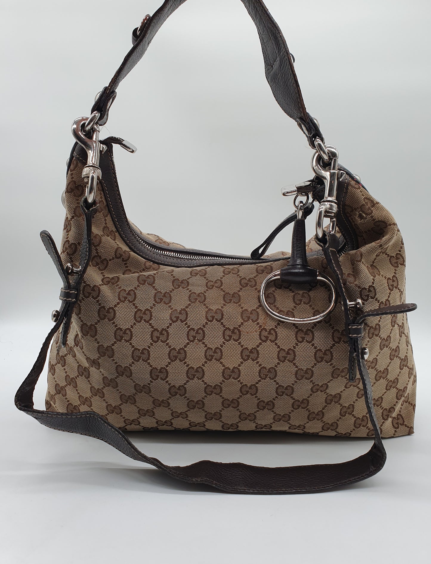 Gucci Horse bit shoulder bag