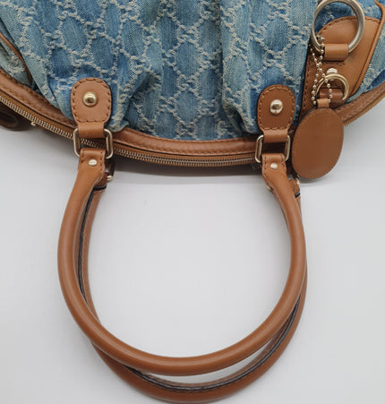 Gucci sukey denim shoulder bag