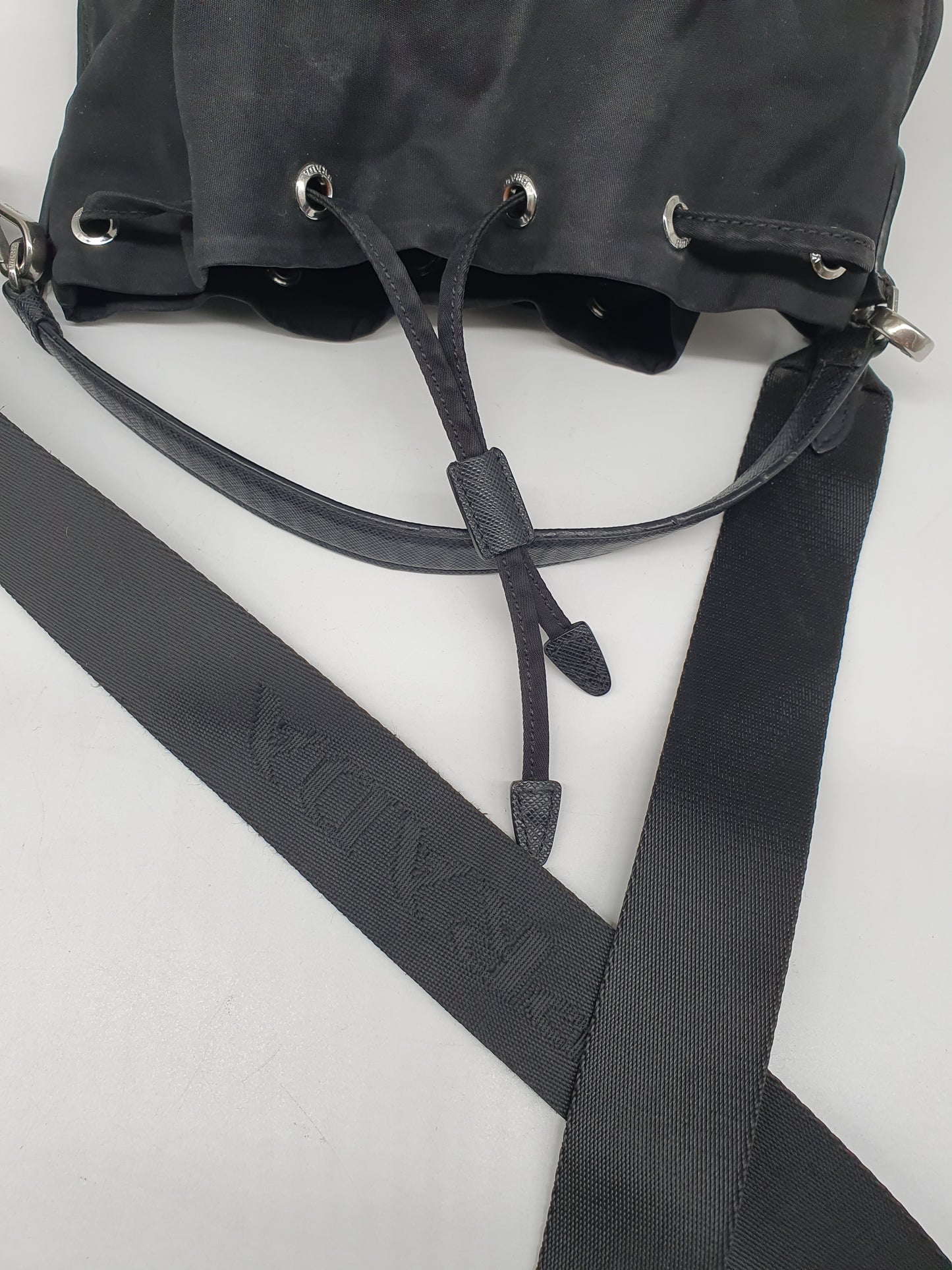 Prada duet crossbody bag