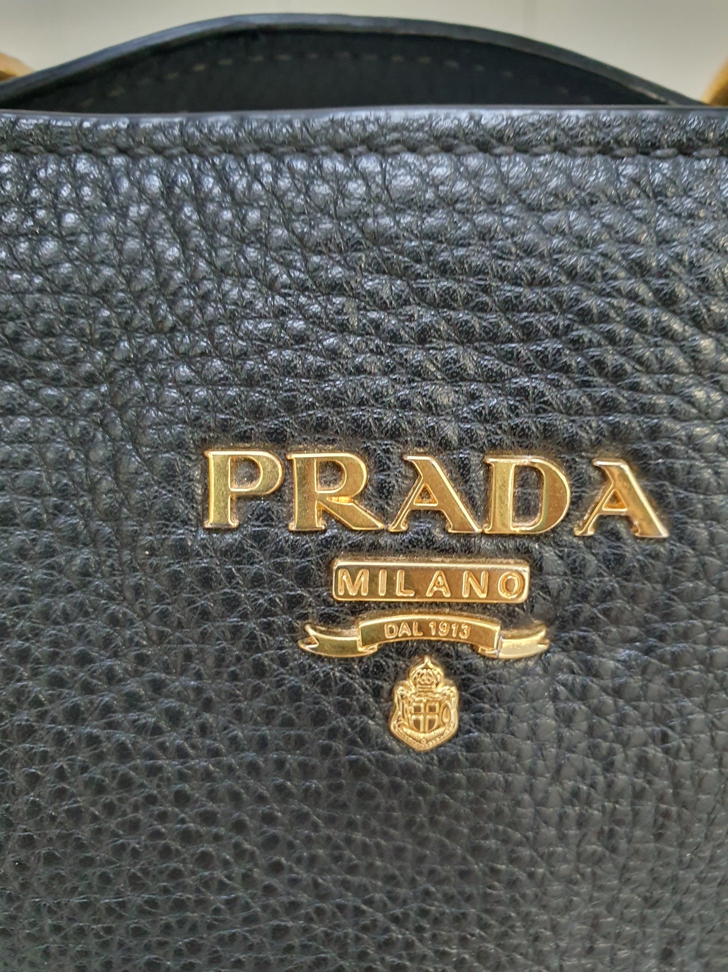 Prada leather handbag