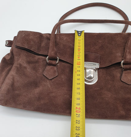 Prada suede handbag