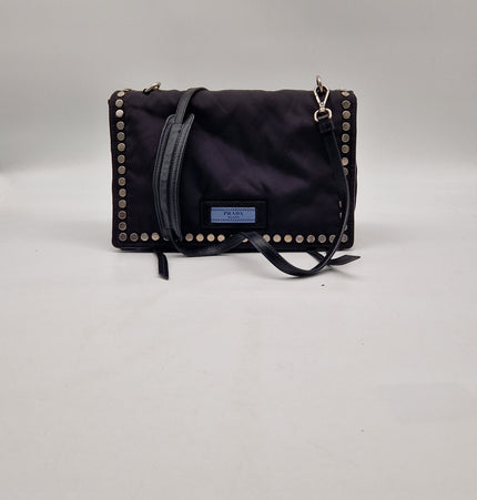 Prada studded crossbody bag