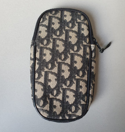 Dior coin denim pouch