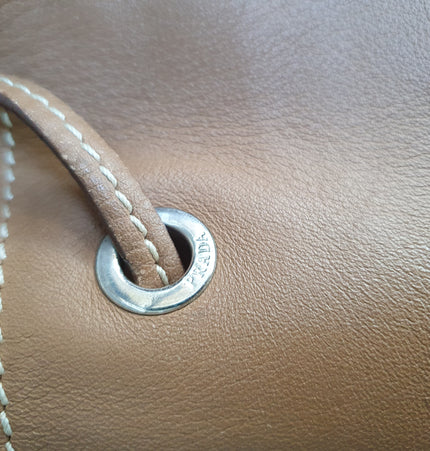 Sac à dos en cuir Prada