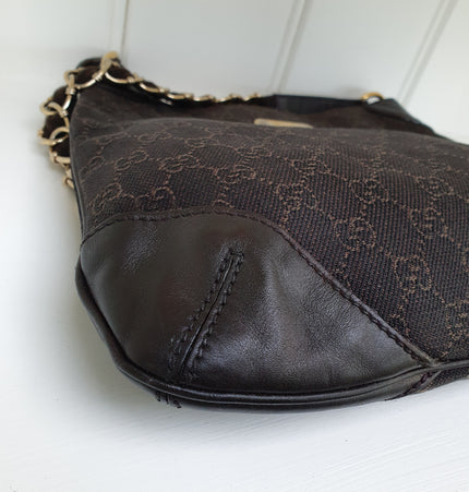 Gucci shoulder cloth bag