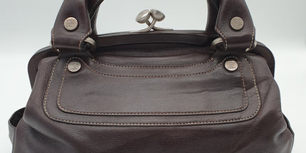 Celine vintage kiss lock handbag