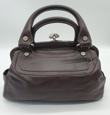 Celine vintage kiss lock handbag