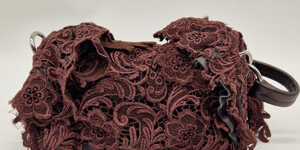 Prada lace shoulder bag