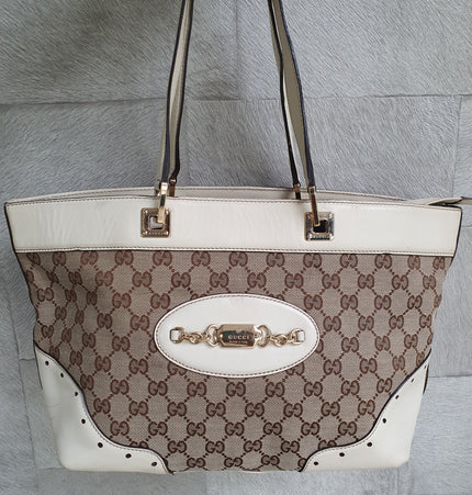 Gucci horse bit shoulder bag