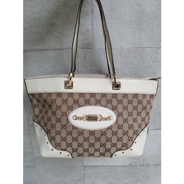 Gucci horse bit shoulder bag