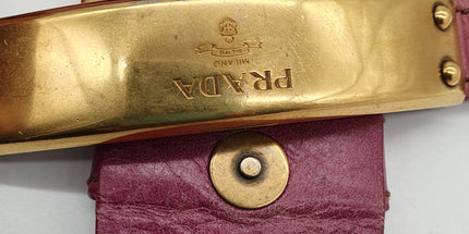 Prada leather shoulder bag