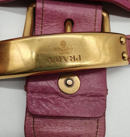 Prada leather shoulder bag