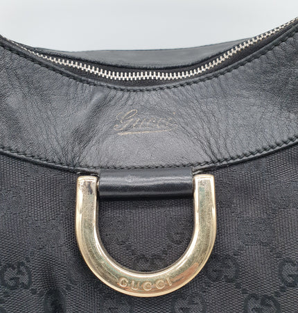 Gucci D ring shoulder bag