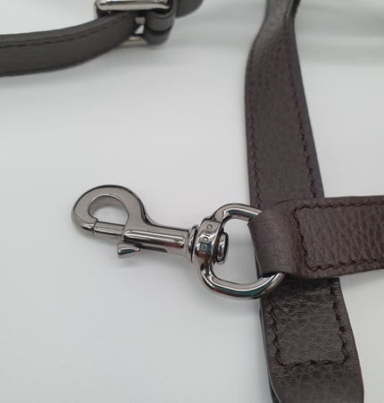 GUCCI  dome interlocking gg leather crossbody bag