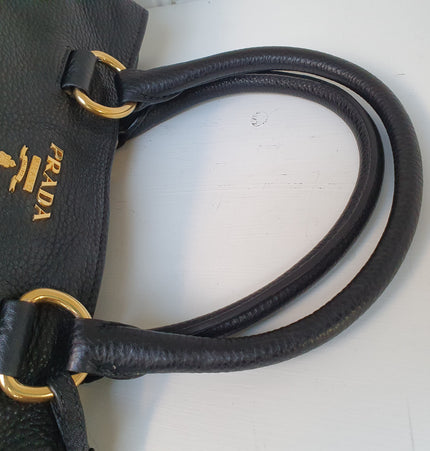 Prada leather handbag