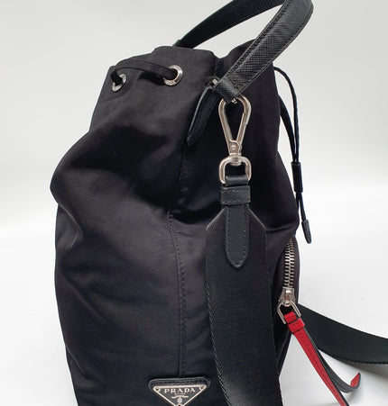 Prada duet crossbody bag