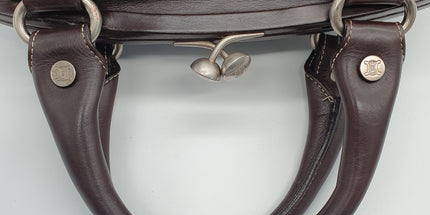 Celine vintage kiss lock handbag