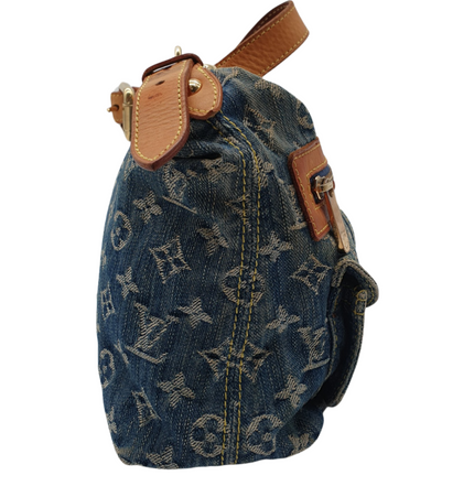 Louis Vuitton baggy denim shoulder bag