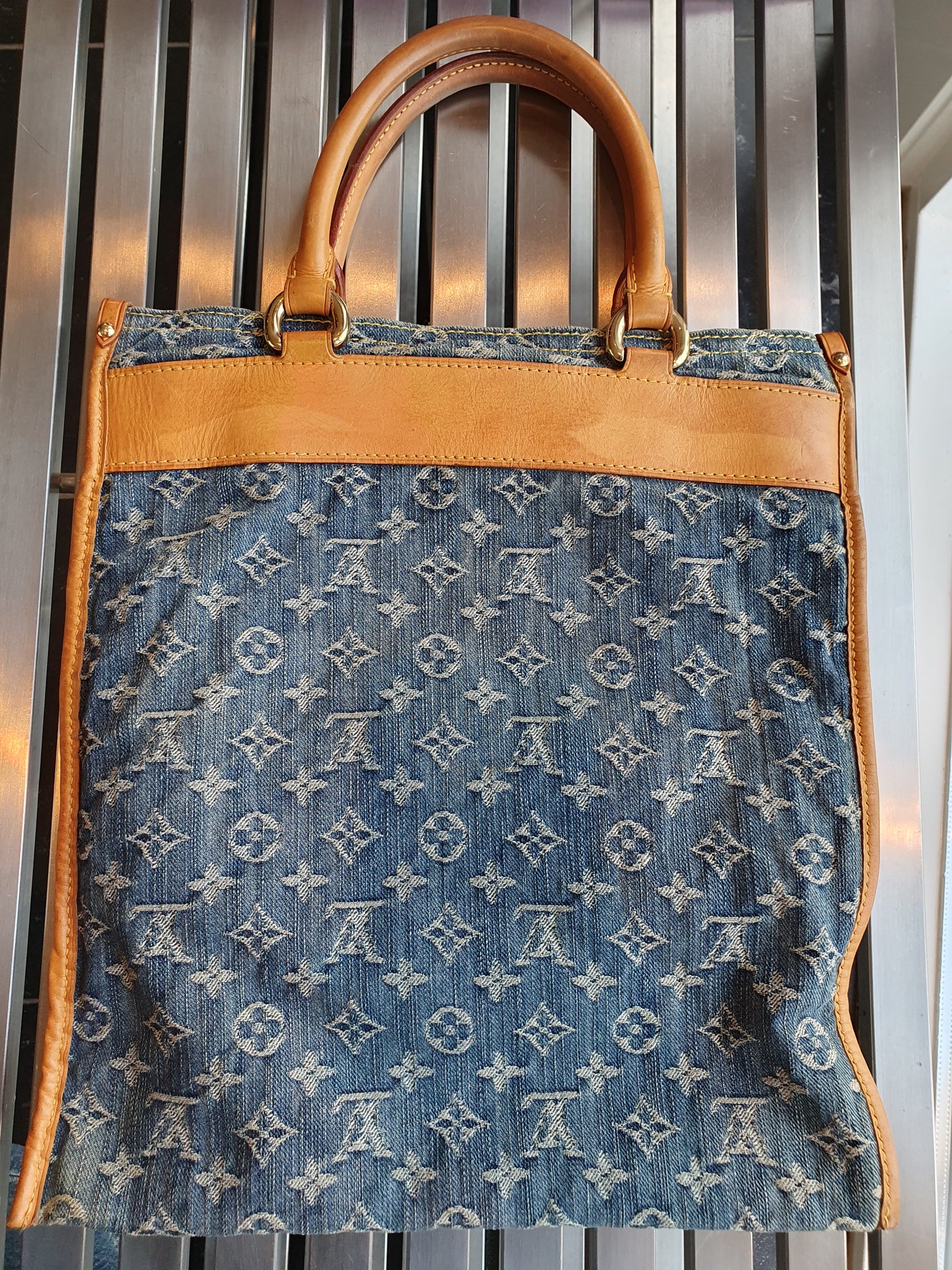 Louis vuitton denim handbag