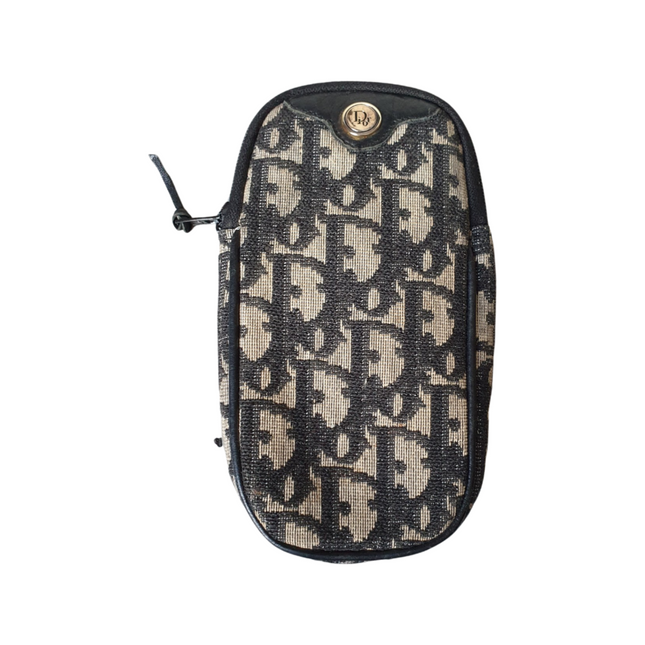 Dior coin denim pouch