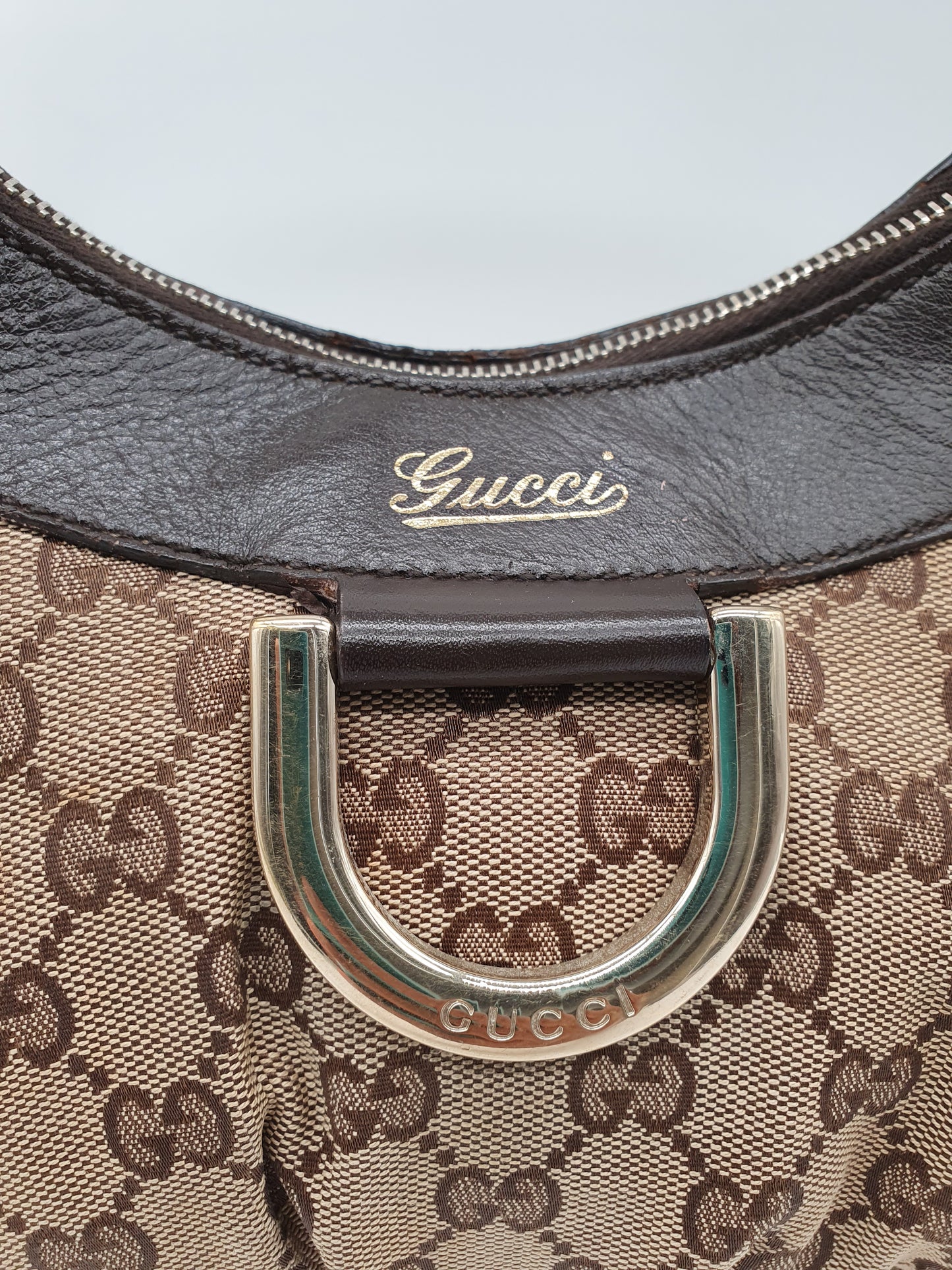 Gucci D ring shoulder bag