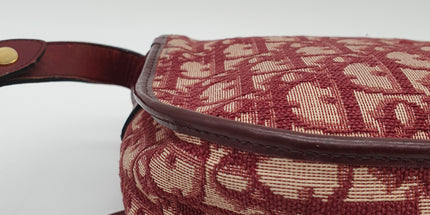 Dior monogram vintage denim crossbody bag