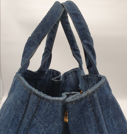 Prada canapa tote bag