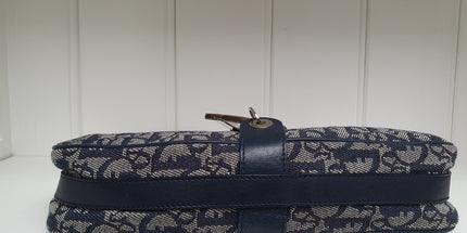 Dior saddle denim shoulder bag