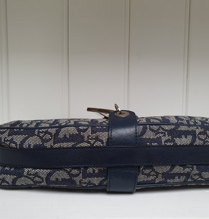 Dior Schultertasche aus Sattel-Denim