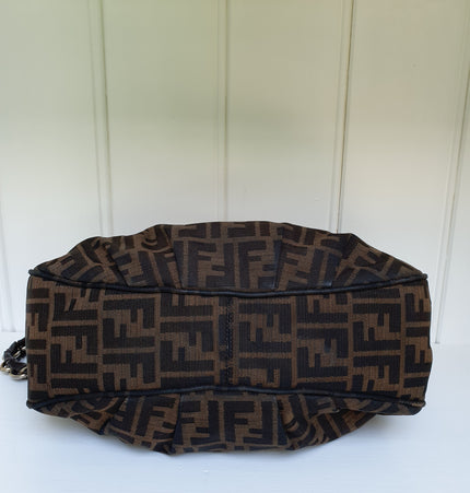 Fendi Zucca FF large shoulder bag