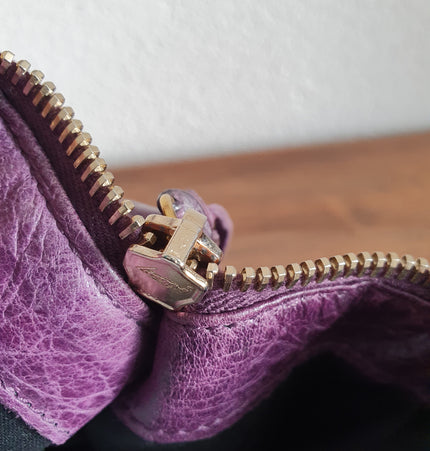 Balenciaga perforated City bag