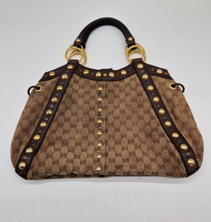 Gucci studded shoulder bag