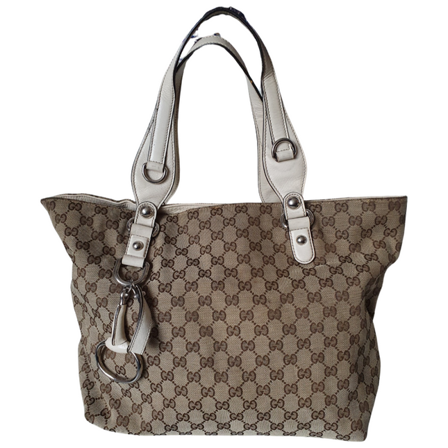 Gucci monogram shoulder tote
