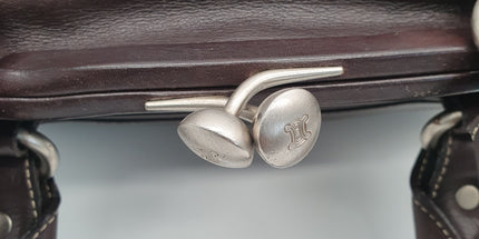 Celine vintage kiss lock handbag