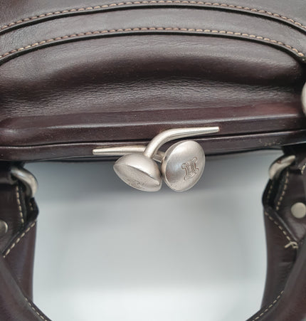 Celine vintage kiss lock handbag