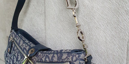 Dior saddle denim shoulder bag
