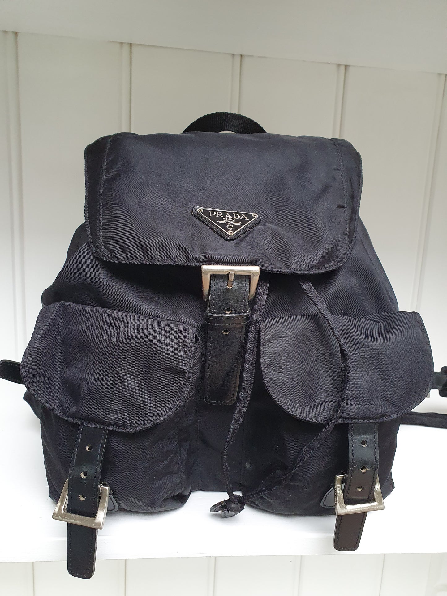 Prada nylon backpack